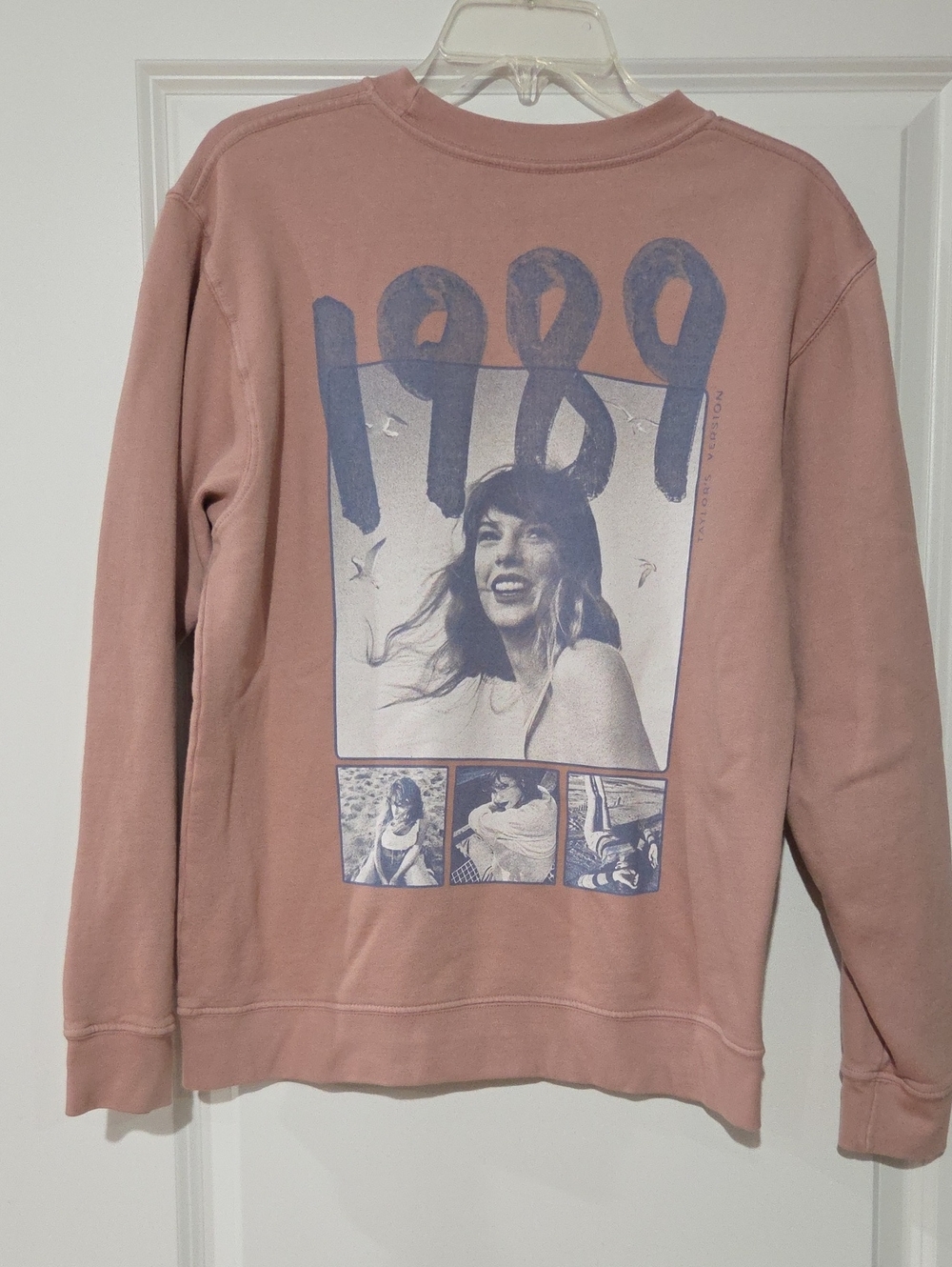 Taylor Swift Dusty Pink 1989 Photo Collage Sweatshirt